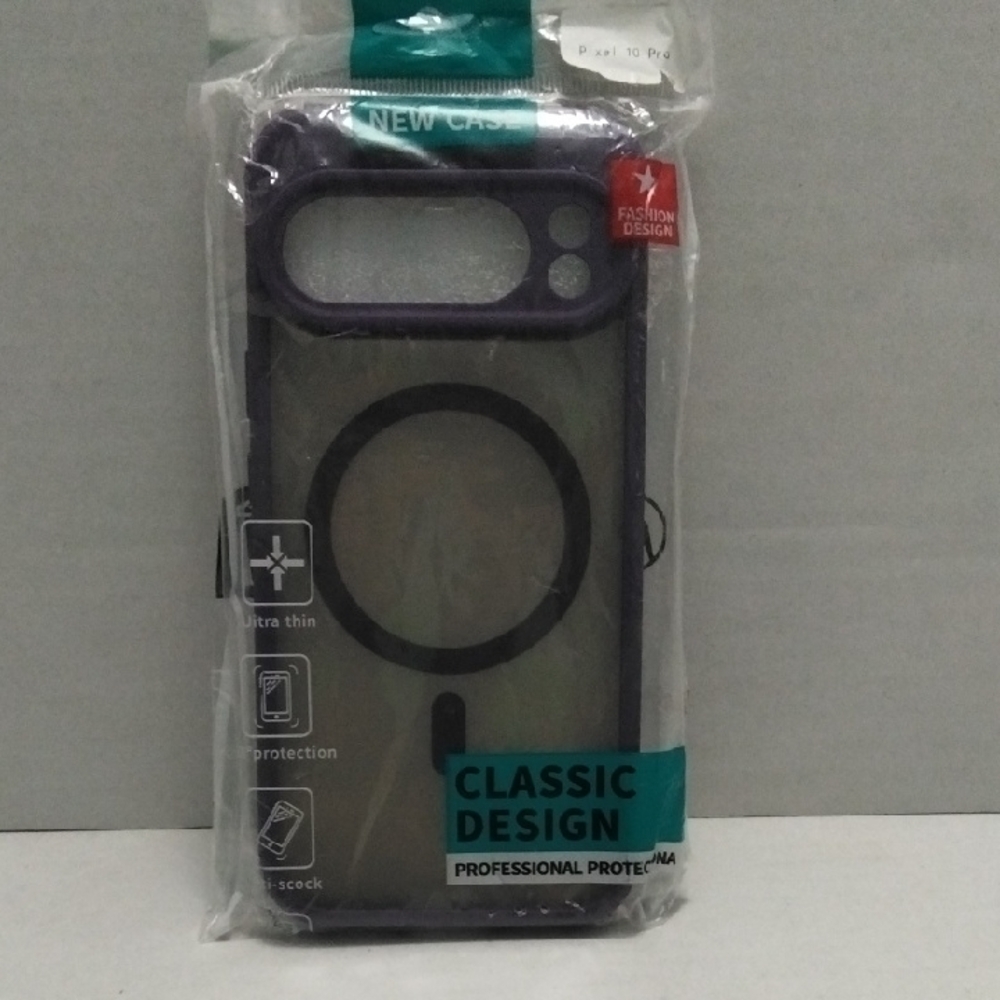 Classic Design Purple Phone Case For The‎ Google Pixel 10 Pro.